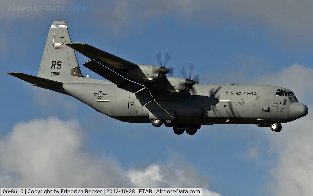 06-8610, 2006 Lockheed Martin C-130J-30 Super Hercules C/N 382-5620, on final RW08