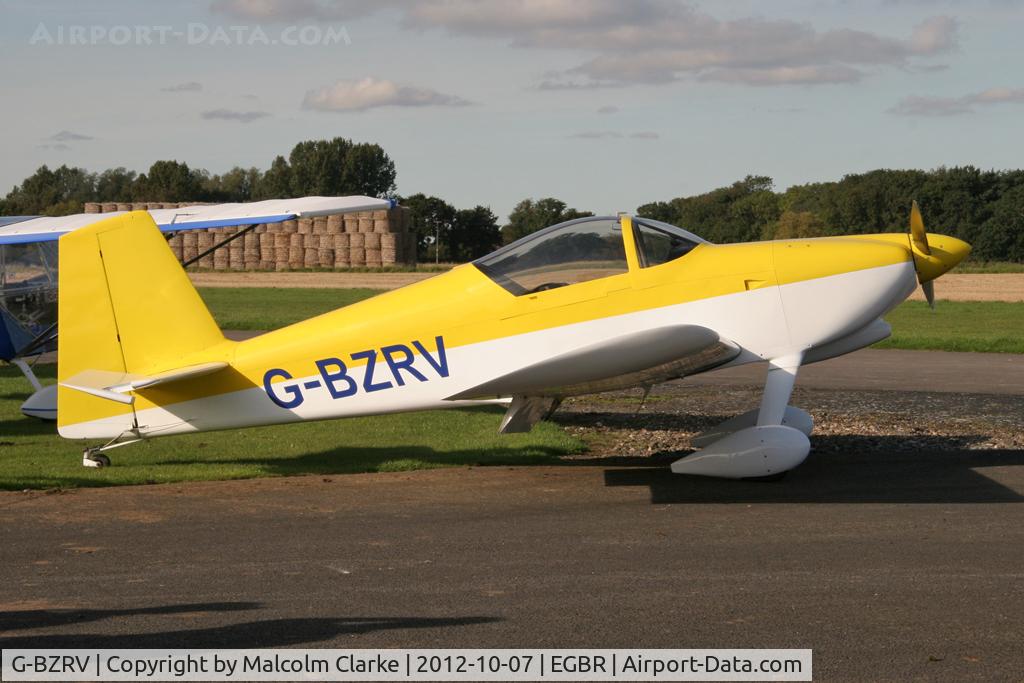 G-BZRV, 2002 Vans RV-6 C/N PFA 181A-13573, Vans RV-6. Hibernation Fly-In, The Real Aeroplane Club, Breighton Airfield, October 2012.