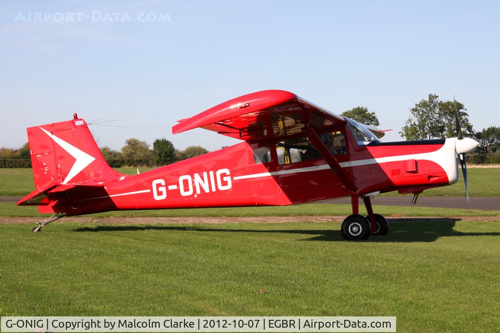 G-ONIG, 2003 Murphy Elite C/N PFA 232-14042, Murphy Elite. Hibernation Fly-In, The Real Aeroplane Company, Breighton Airfield, October 2012.