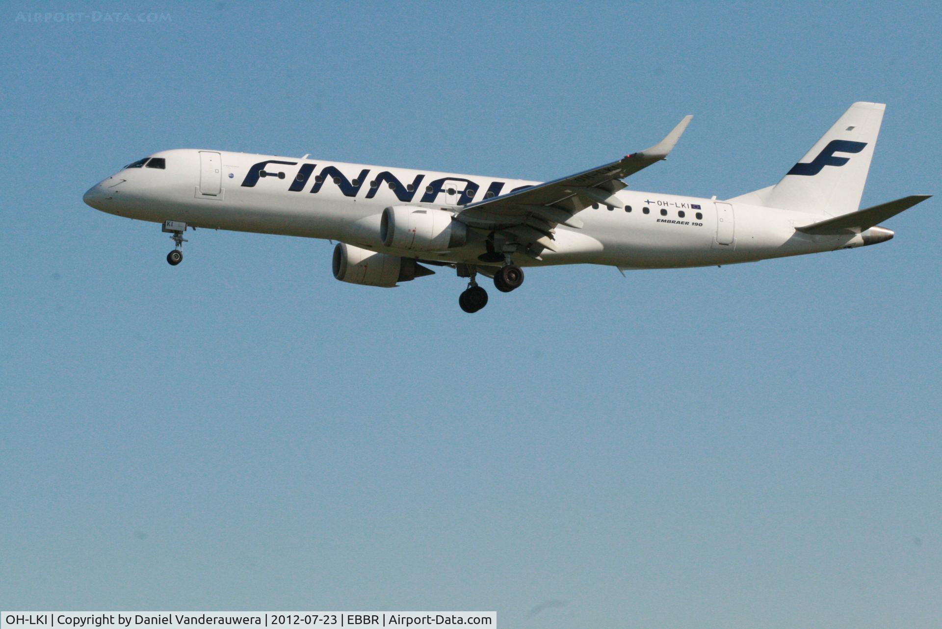 OH-LKI, 2007 Embraer 190AR (ERJ-190-100IGW) C/N 19000117, Arrivalof flight AY811 to RWY 25L