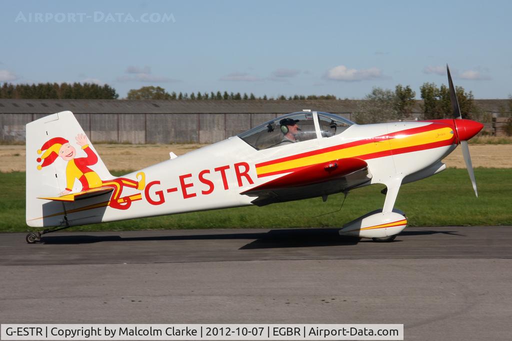 G-ESTR, 2003 Vans RV-6 C/N PFA 181A-13638, Vans RV-6. Hibernation Fly-In, The Real Aeroplane Club, Breighton Airfield, October 2012.