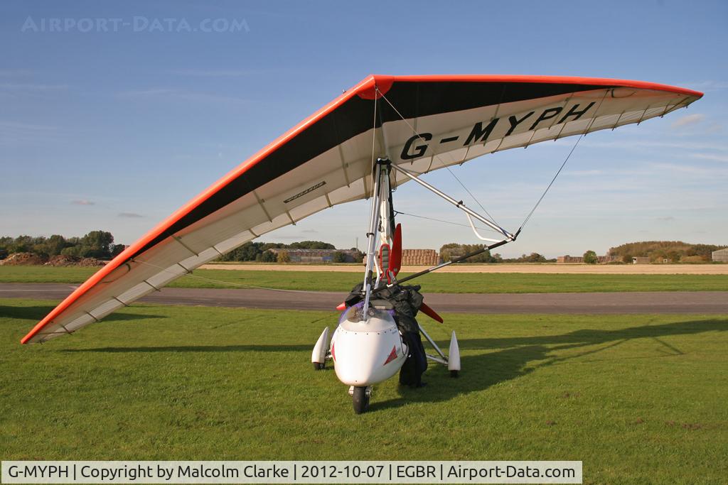 G-MYPH, 1994 Pegasus Quantum 15 C/N 6764, Pegasus Quantum 15. Hibernation Fly-In, The Real Aeroplane Club, Breighton Airfield, October 2012.