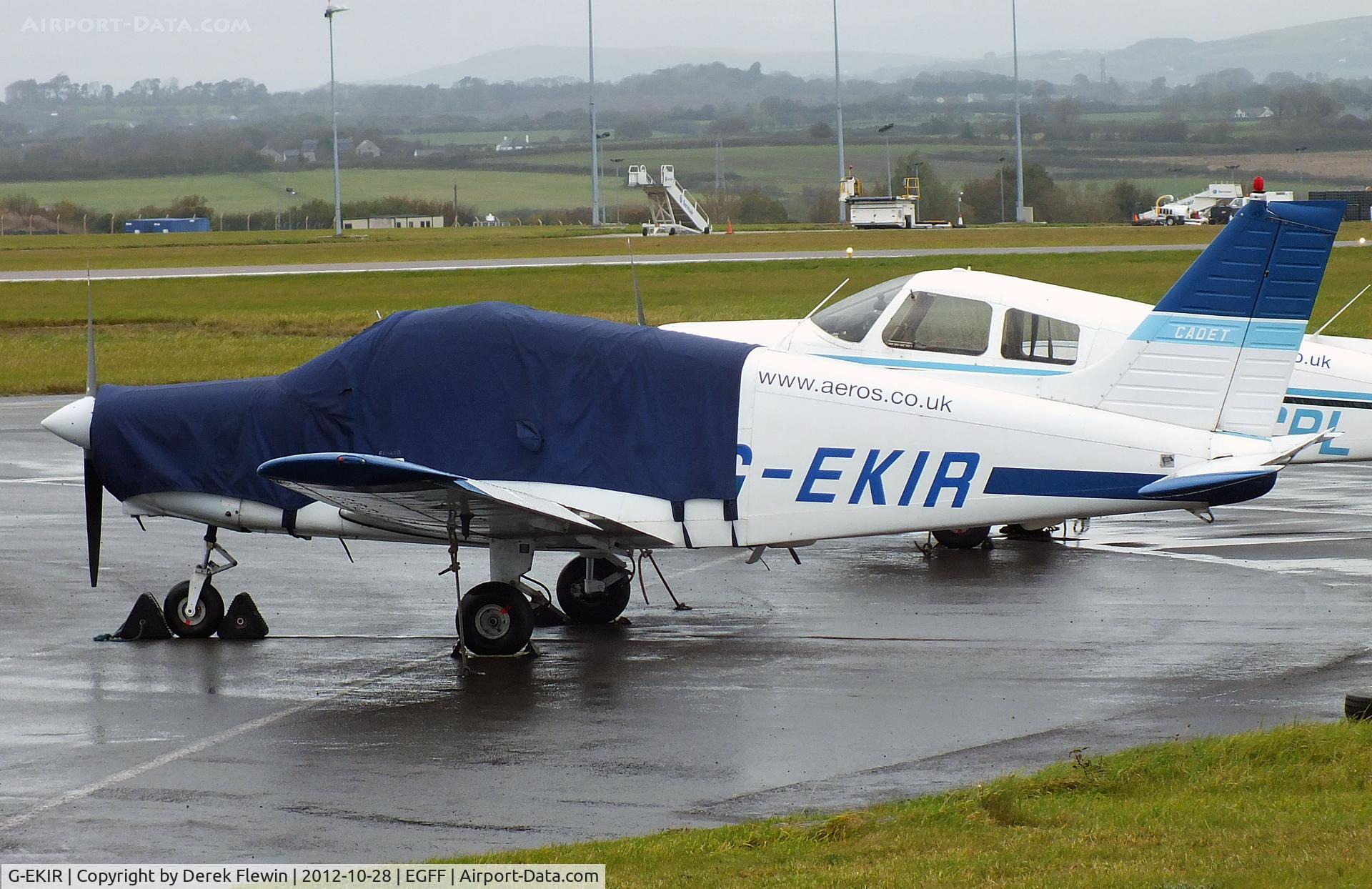 G-EKIR, 1989 Piper PA-28-161 Cadet C/N 28-41157, EGFF resident.