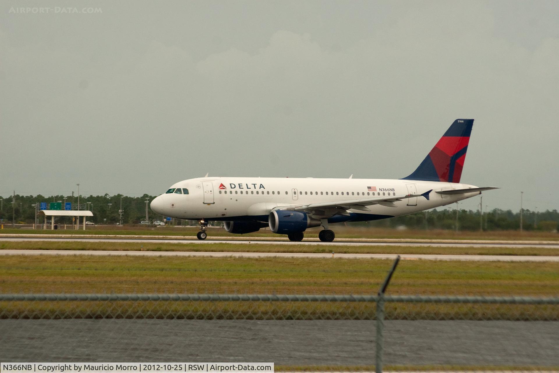 N366NB, 2003 Airbus A319-114 C/N 2026, Taking Off RWY 6