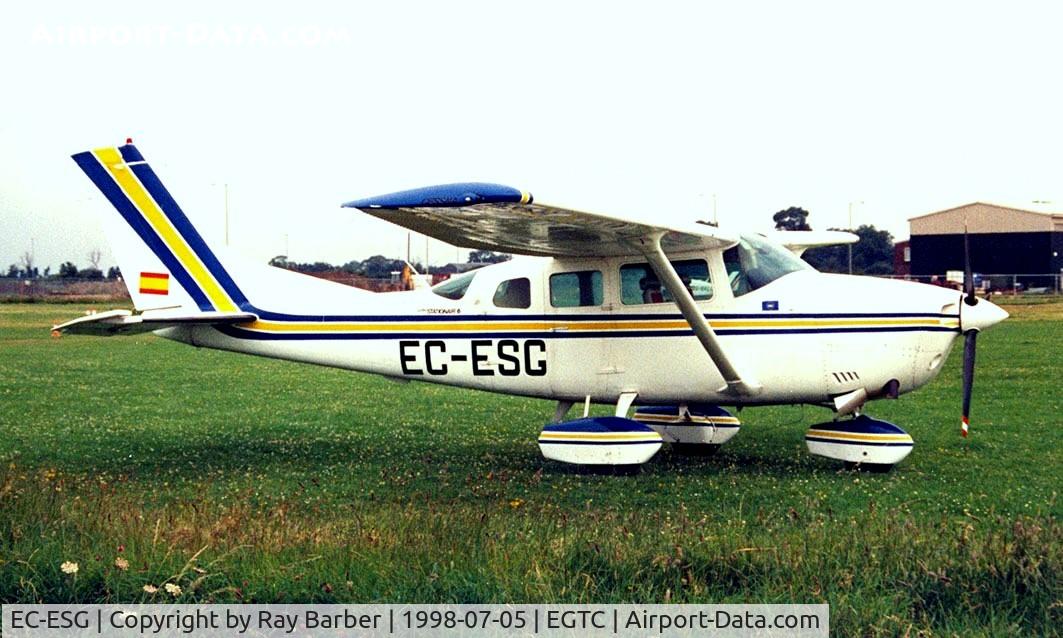 EC-ESG, Cessna TU206G Turbo Stationair Turbo Stationair C/N U206-05128, Cessna TU.206G Turbo Stationair [U206-05128] Cranfield~G 05/07/1998