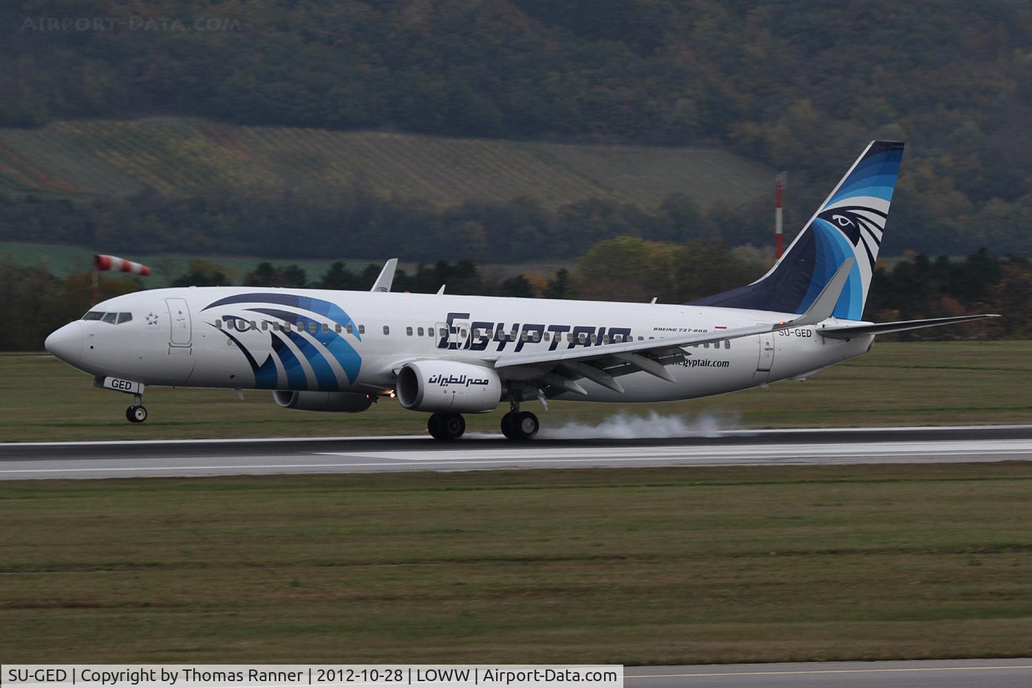 SU-GED, 2012 Boeing 737-866 C/N 40802, Egyptair Boeing 737