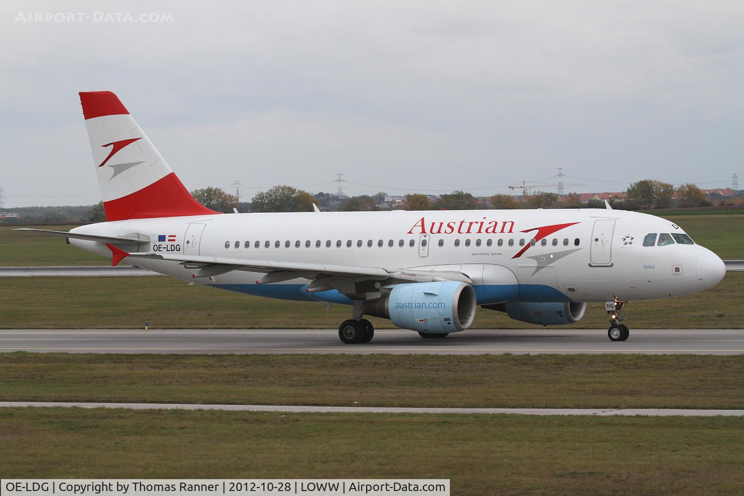 OE-LDG, 2006 Airbus A319-112 C/N 2652, Austrian (Tyrolean) Airbus A319