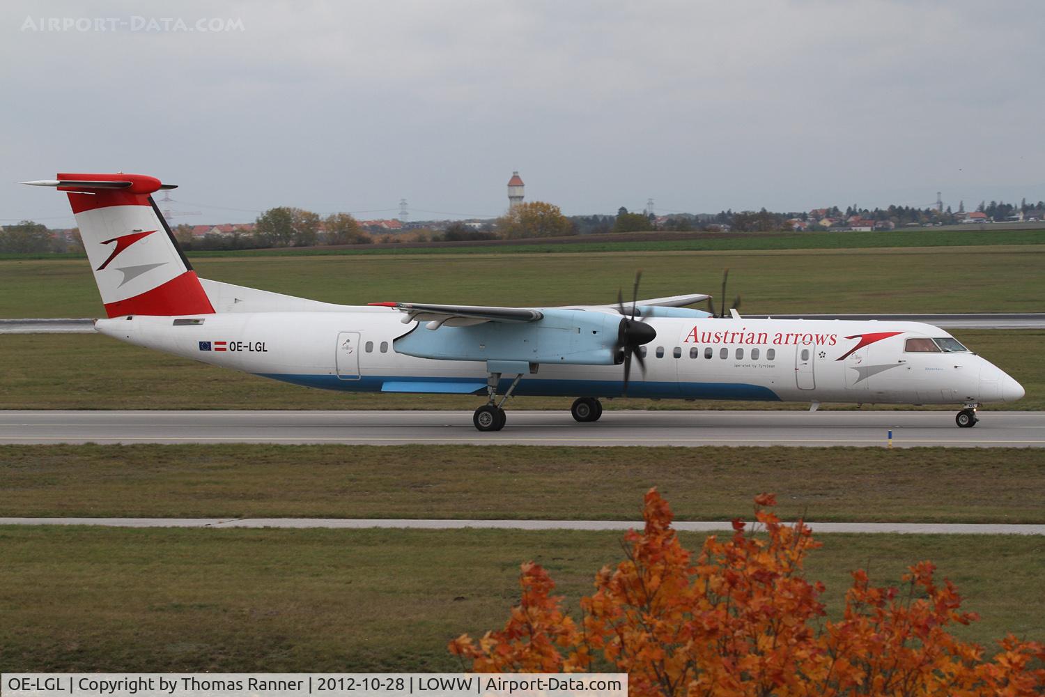 OE-LGL, 2010 De Havilland Canada DHC-8-402Q Dash 8 C/N 4310, Austrian Arrows DHC-8