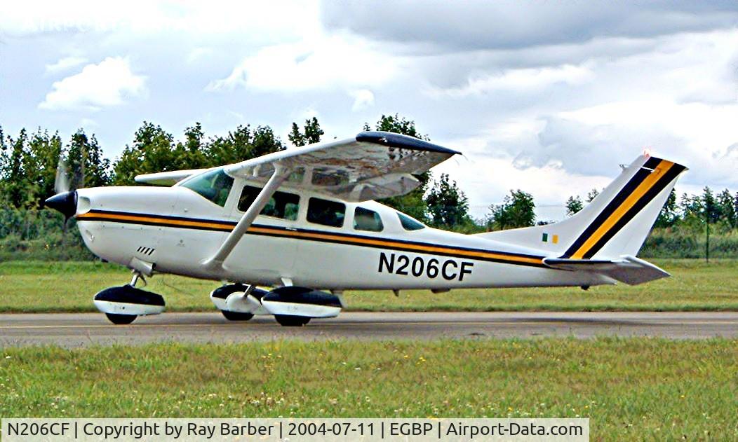 N206CF, 1979 Cessna TU206G  6 II Turbo Stationair C/N U20605128, Cessna TU.206G Super Skywagon [U206-05128] Kemble~G 11/07/2004