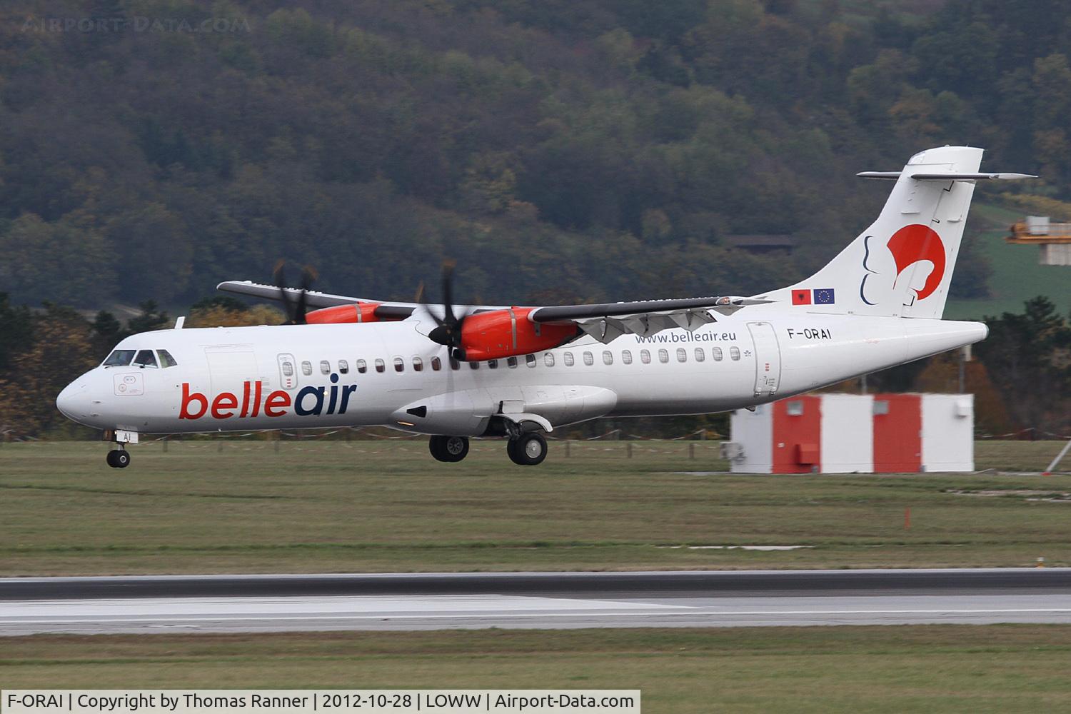 F-ORAI, 2010 ATR 72-212A C/N 908, Belle Air ATR 72