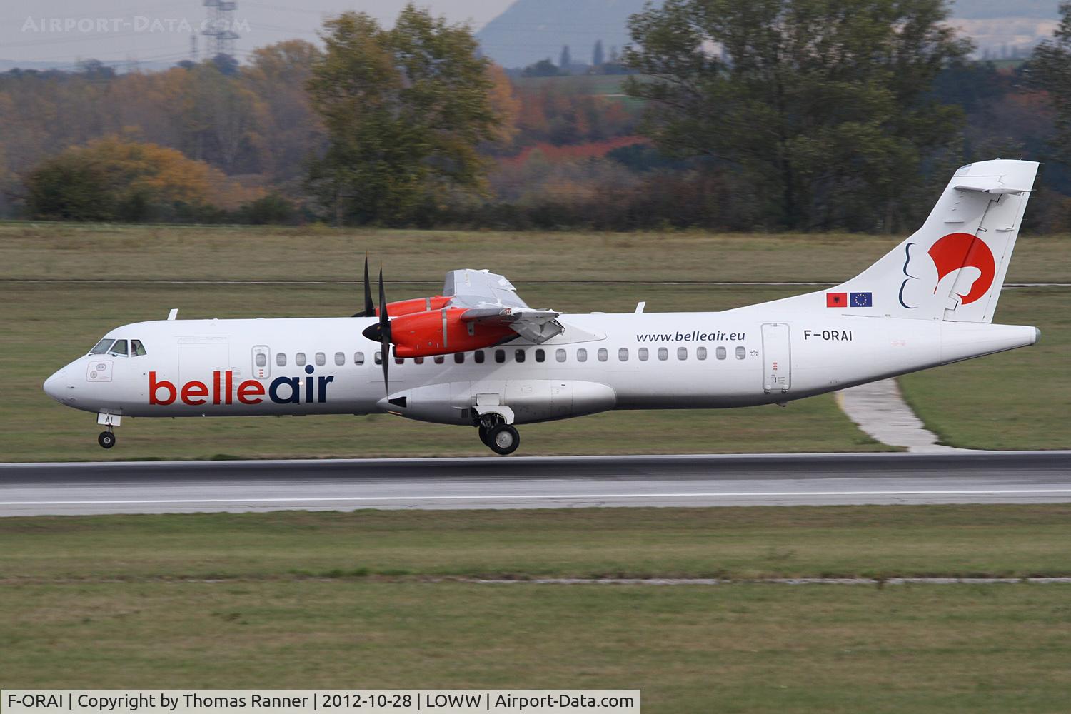 F-ORAI, 2010 ATR 72-212A C/N 908, Belle Air ATR 72