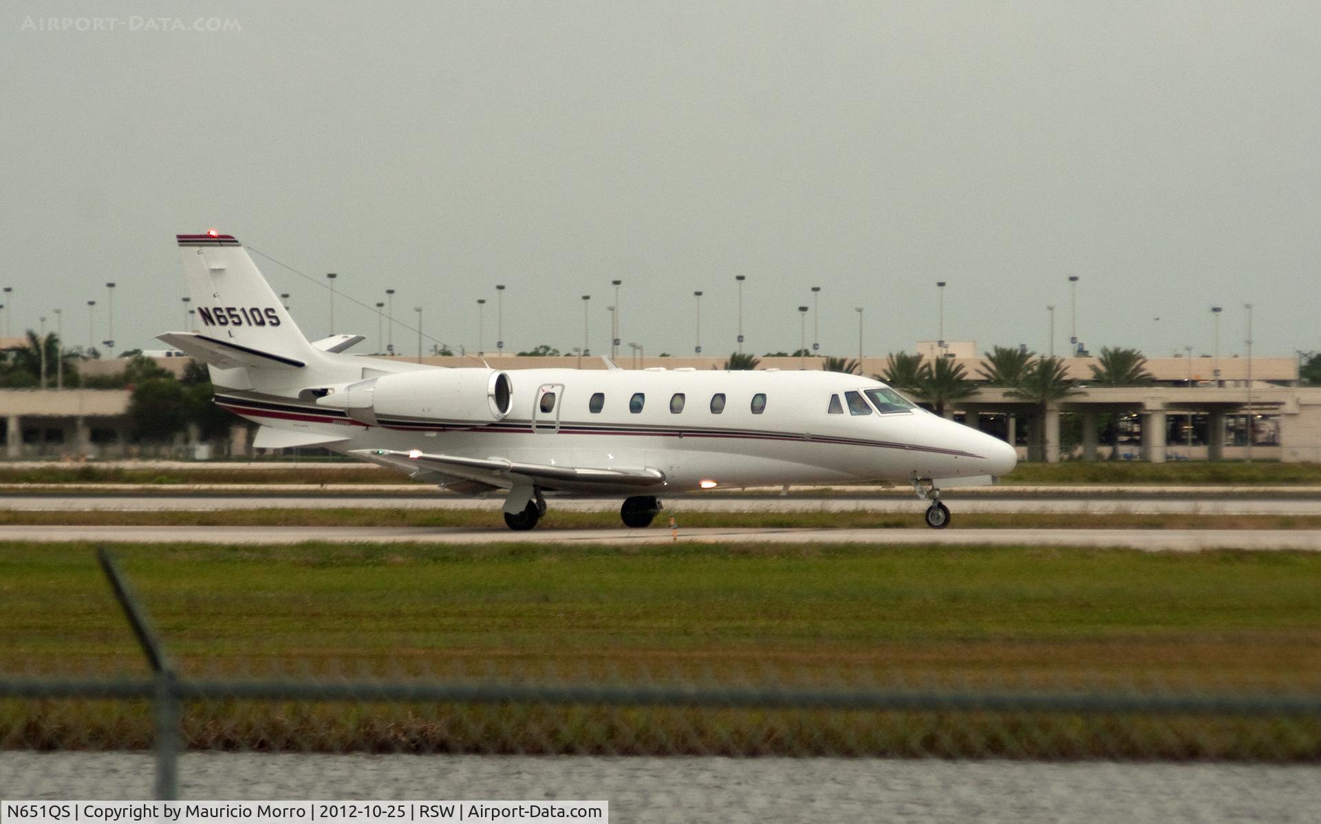 N651QS, 2002 Cessna 560XL Citation Excel C/N 560-5251, Taxiway A