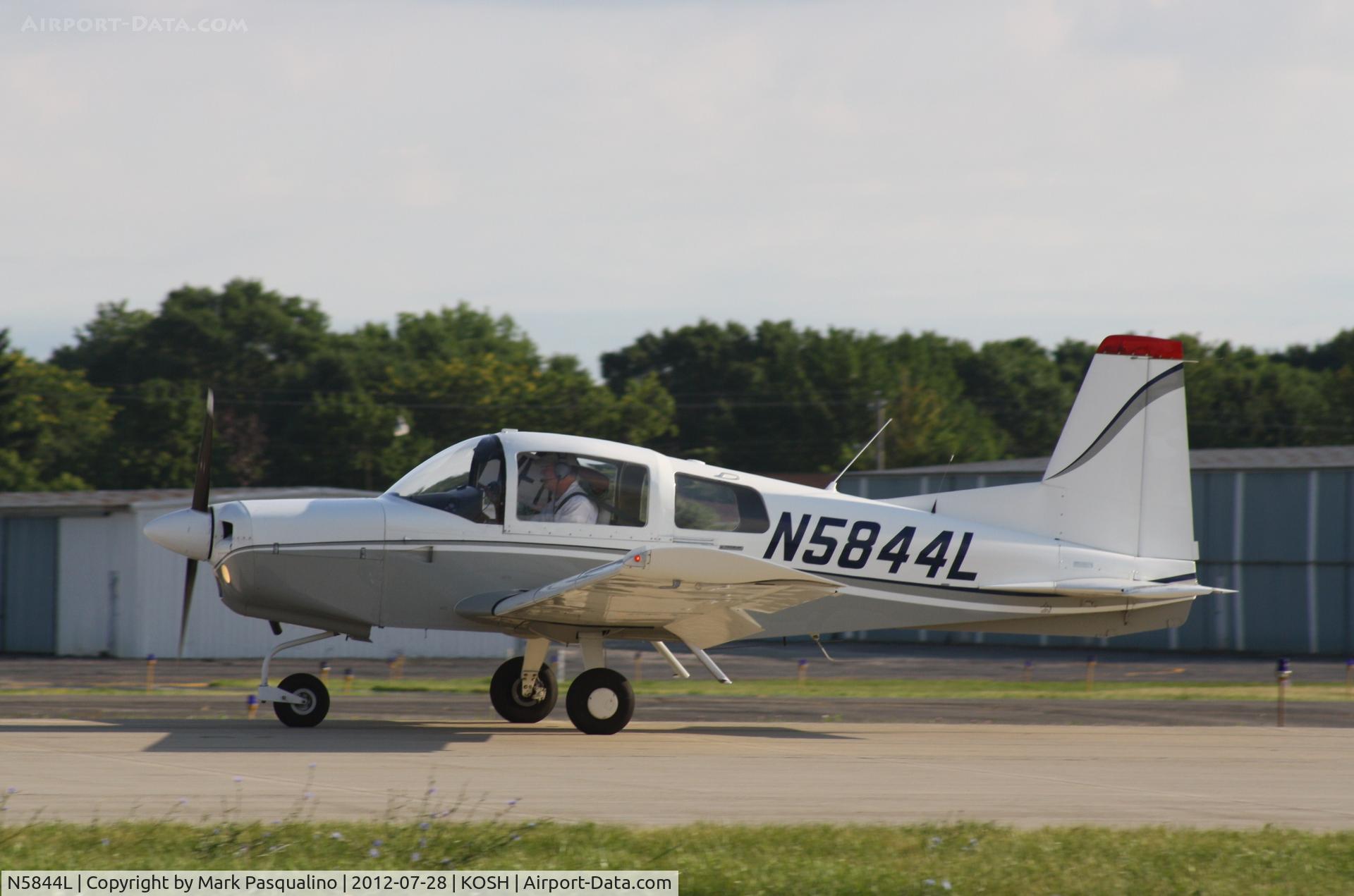 N5844L, 1972 American AA-5 C/N AA5-0044, American AA-5