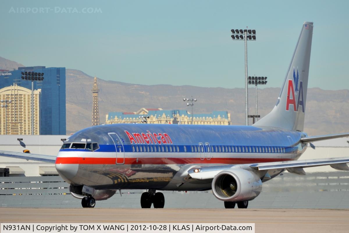 N931AN, 2000 Boeing 737-823 C/N 30079, AMERICAN AIRLINES
