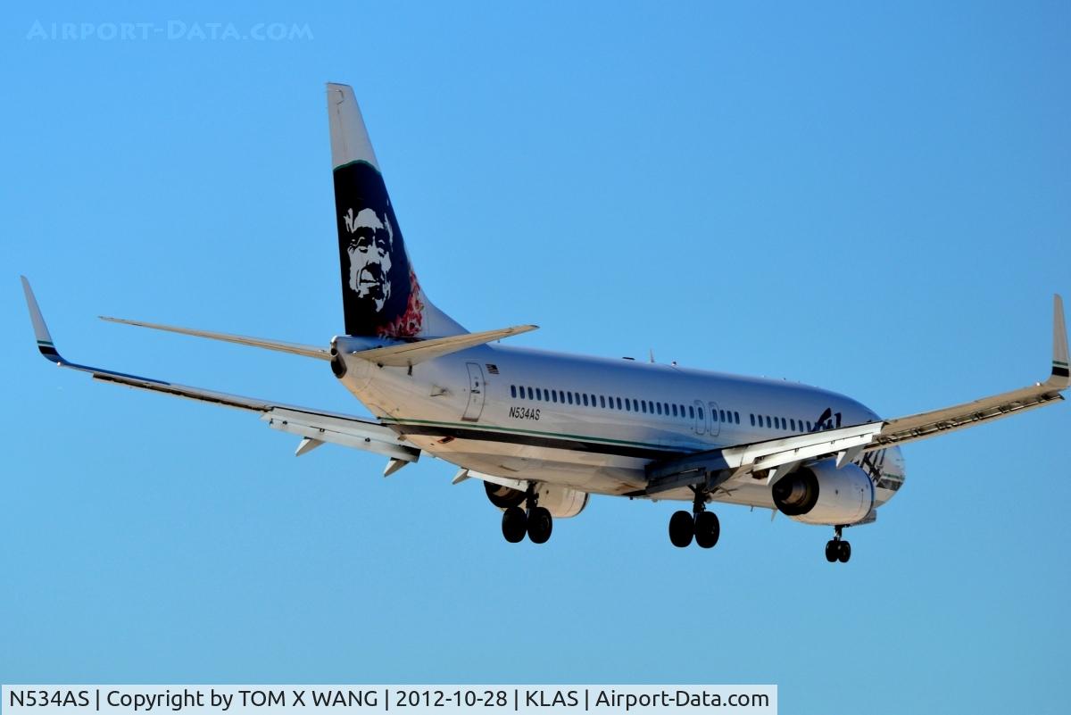 N534AS, 2011 Boeing 737-890 C/N 35202, ALASKA AIRLINES
