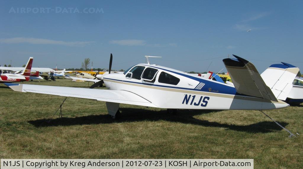 N1JS, 1967 Beech V35 Bonanza C/N D-8498, EAA AirVenture 2012
