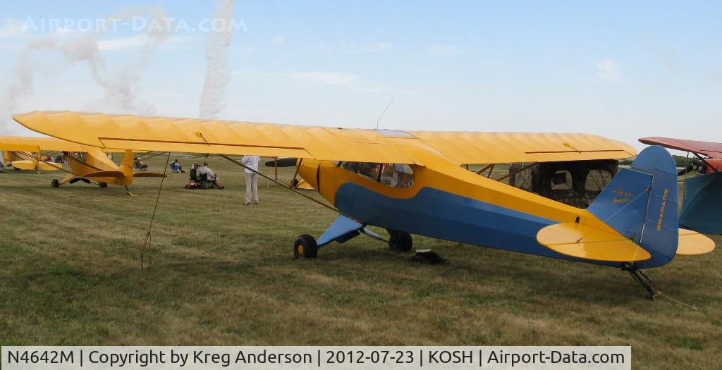 N4642M, 1947 Piper PA-11 Cub Special C/N 11-150, EAA AirVenture 2012