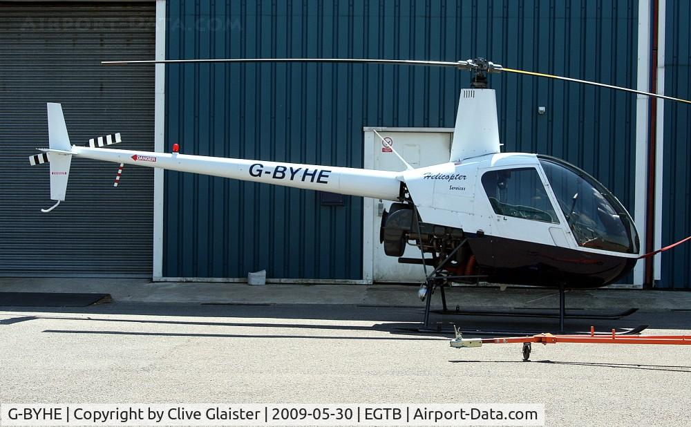 G-BYHE, 1991 Robinson R22 Beta C/N 2023, Ex: LV-VAB > N82128  G-BYHE - Originally owned to, Helicopter Services in January 1999 and currently with, Helicopter Services Ltd since October 2007.