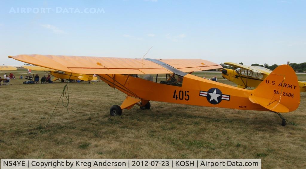 N54YE, 1954 Piper PA-18-135 Super Cub Super Cub C/N 18-3605, EAA AirVenture 2012