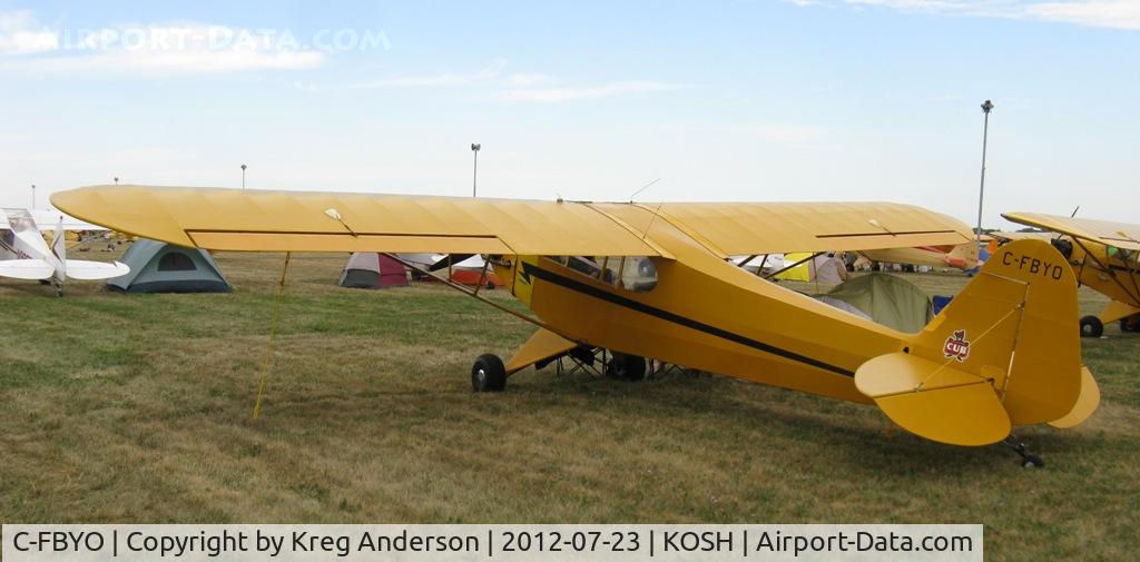 C-FBYO, 1946 Piper J3C-65 Cub Cub C/N 19314, EAA AirVenture 2012