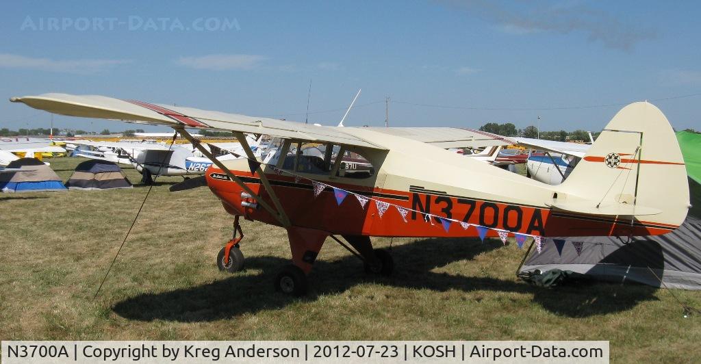 N3700A, 1953 Piper PA-22-135 Tri-Pacer C/N 22-1942, EAA AirVenture 2012