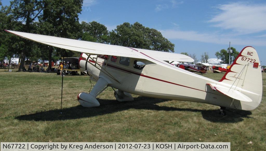 N67722, 1942 Howard Aircraft DGA-15P C/N 560, EAA AirVenture 2012