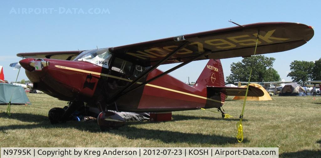 N9795K, 1947 Stinson 108-2 Voyager C/N 108-2795, EAA AirVenture 2012
