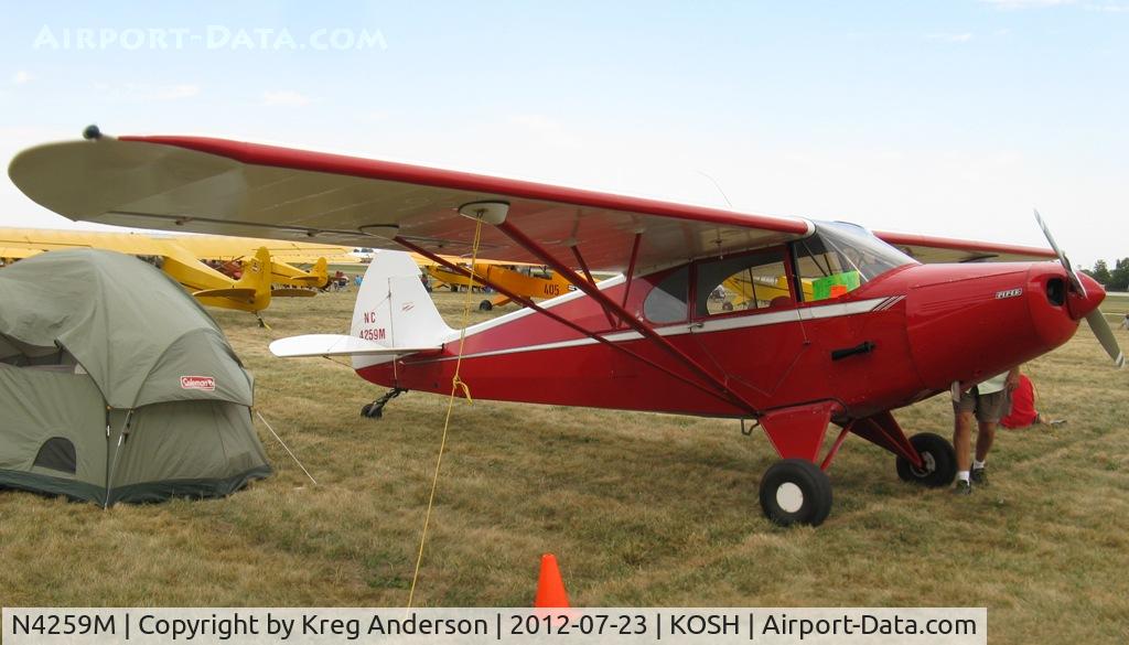N4259M, Piper PA-12 Super Cruiser C/N 12-3153, EAA AirVenture 2012