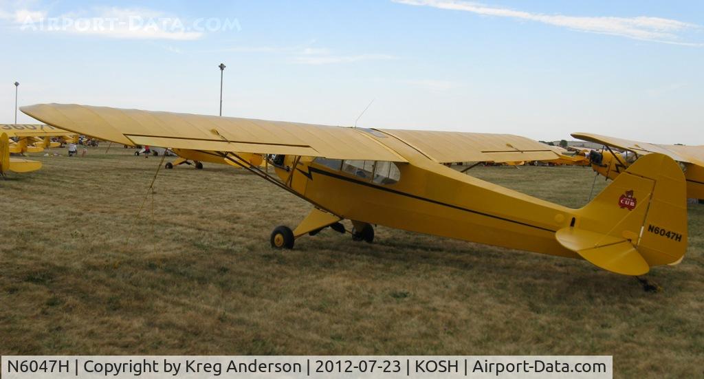 N6047H, Piper J3C-65 Cub C/N 19191, EAA AirVenture 2012