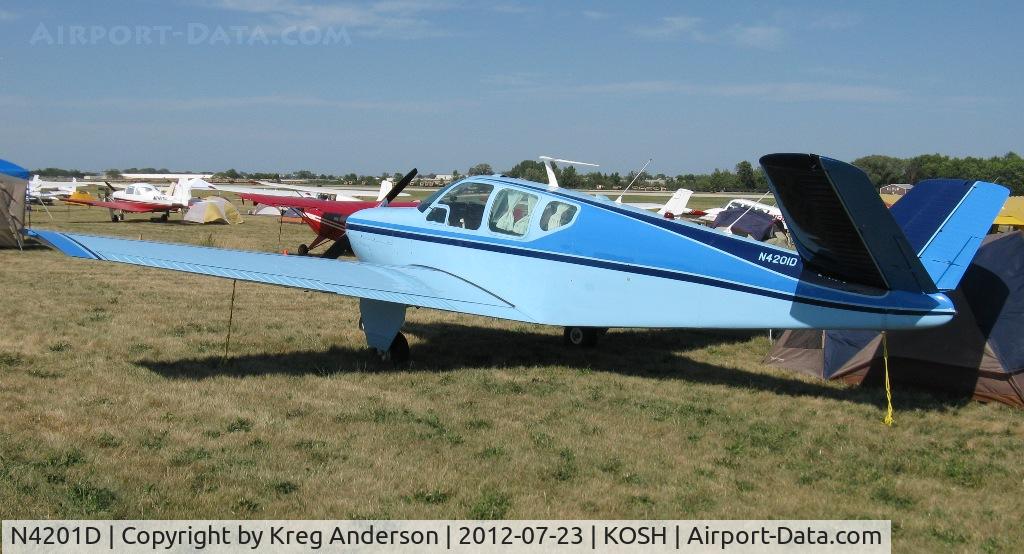 N4201D, 1955 Beech G35 Bonanza C/N D-4398, EAA AirVenture 2012