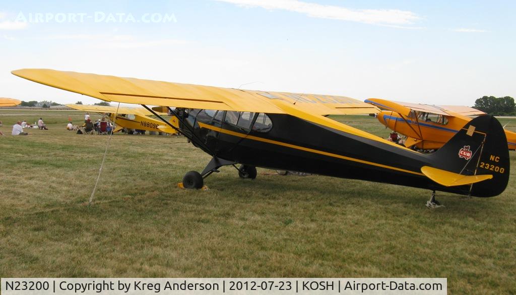 N23200, 1939 Piper J4A C/N 4-556, EAA AirVenture 2012