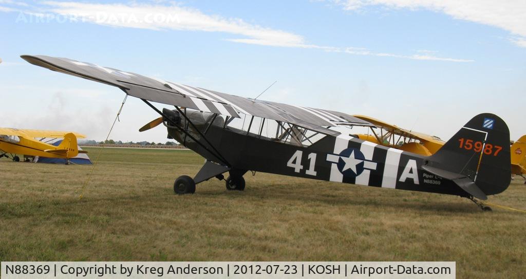 N88369, 1946 Piper J3C-65 Cub C/N 15987, EAA AirVenture 2012