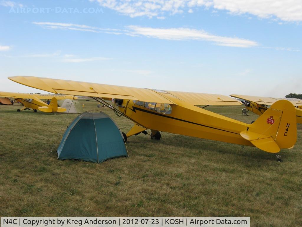 N4C, 1947 Piper J3C-65 Cub Cub C/N 22804, EAA AirVenture 2012