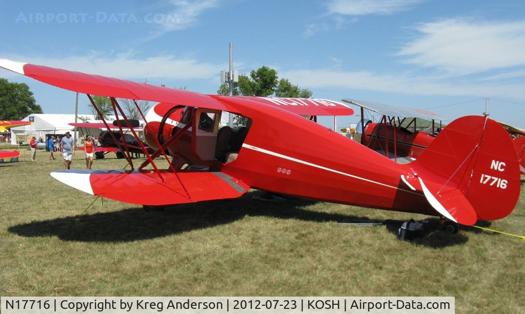 N17716, 1937 Waco YKS-7 C/N 4623, EAA AirVenture 2012