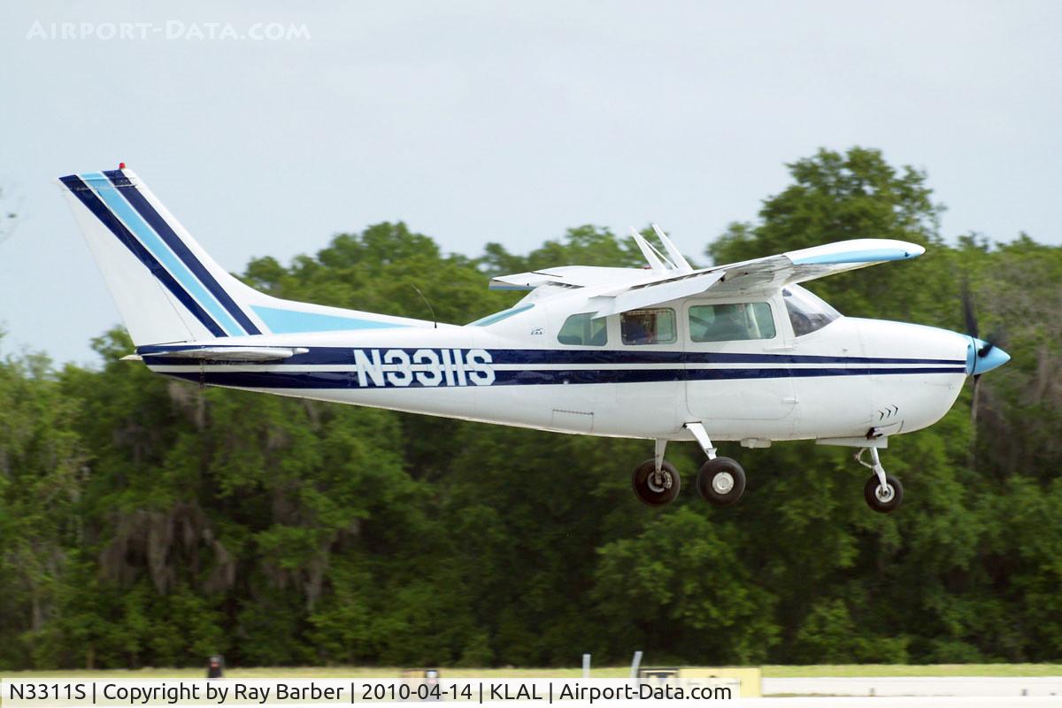 N3311S, 1969 Cessna 210J Centurion C/N 21059111, Cessna 210J Centurion [210-59111] Lakeland-Linder~N 14/04/2010. Seen landing at Sun & Fun 2010 airworthy used by EAA AirVenture Museum Oshkosh.