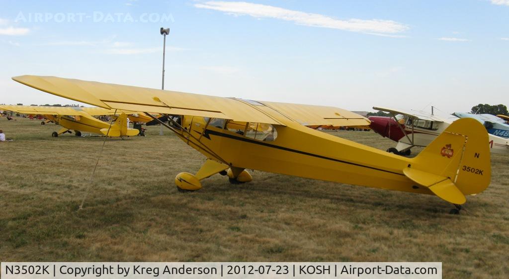 N3502K, 1946 Piper J3C-65 Cub C/N 22192, EAA AirVenture 2012