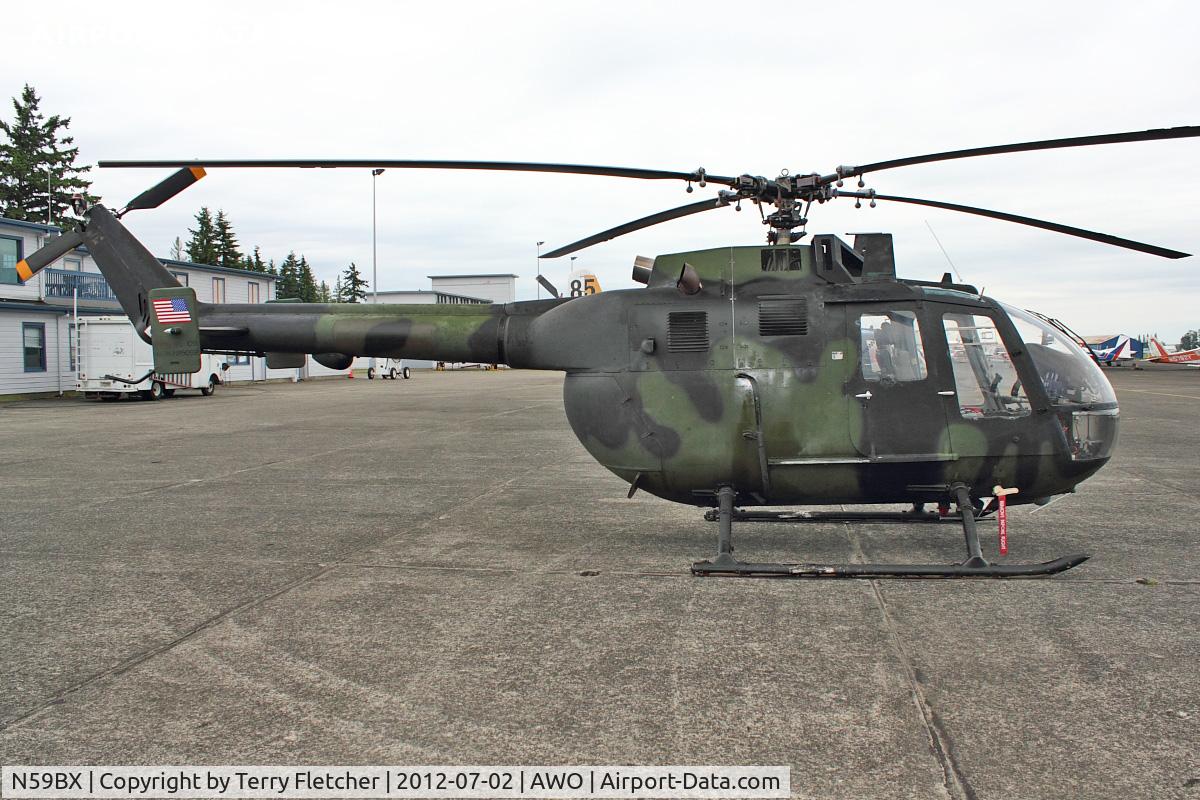 N59BX, MBB BO 105M C/N 5059, Messerschmitt-bolkow-blohm Gmb BO 105M, c/n: 5059  ex 80+59