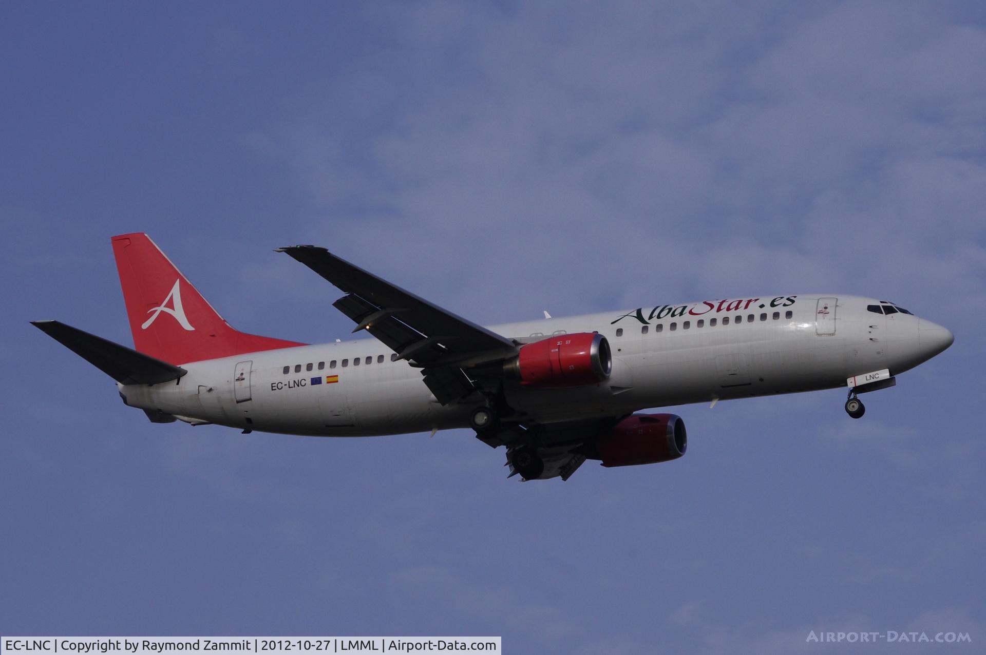 EC-LNC, 1990 Boeing 737-4K5 C/N 24130, B737-400 EC-LNC Albastar
