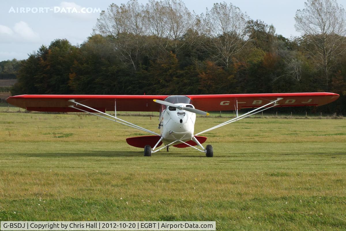G-BSDJ, 1941 Piper J-4E Cub Coupe C/N 4-1456, at Turweston's 