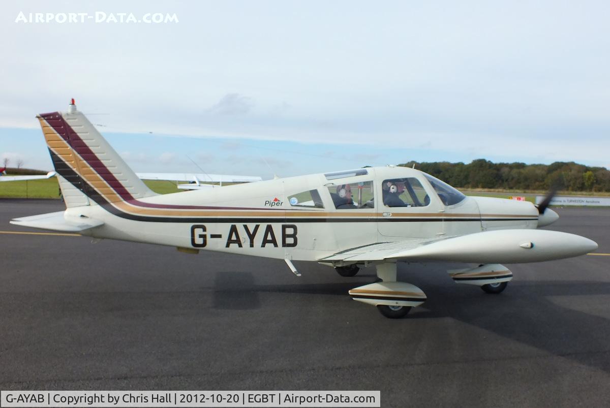 G-AYAB, 1970 Piper PA-28-180 Cherokee C/N 28-5804, at Turweston's 