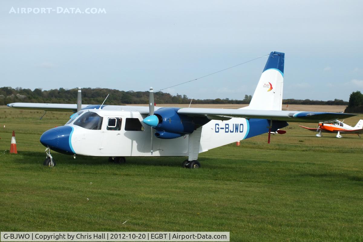 G-BJWO, 1973 Britten-Norman BN-2A-26 Islander C/N 334, at Turweston's 