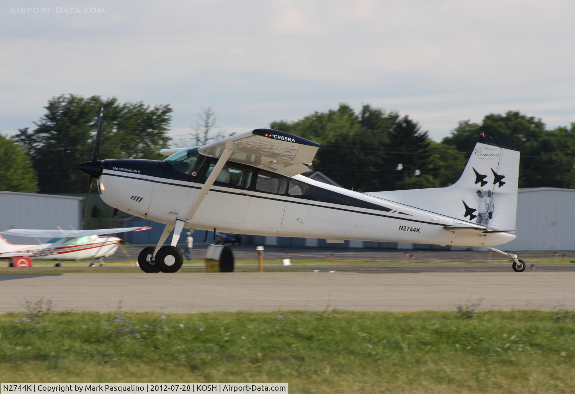 N2744K, 1979 Cessna 180K Skywagon C/N 18053057, Cessna 180K