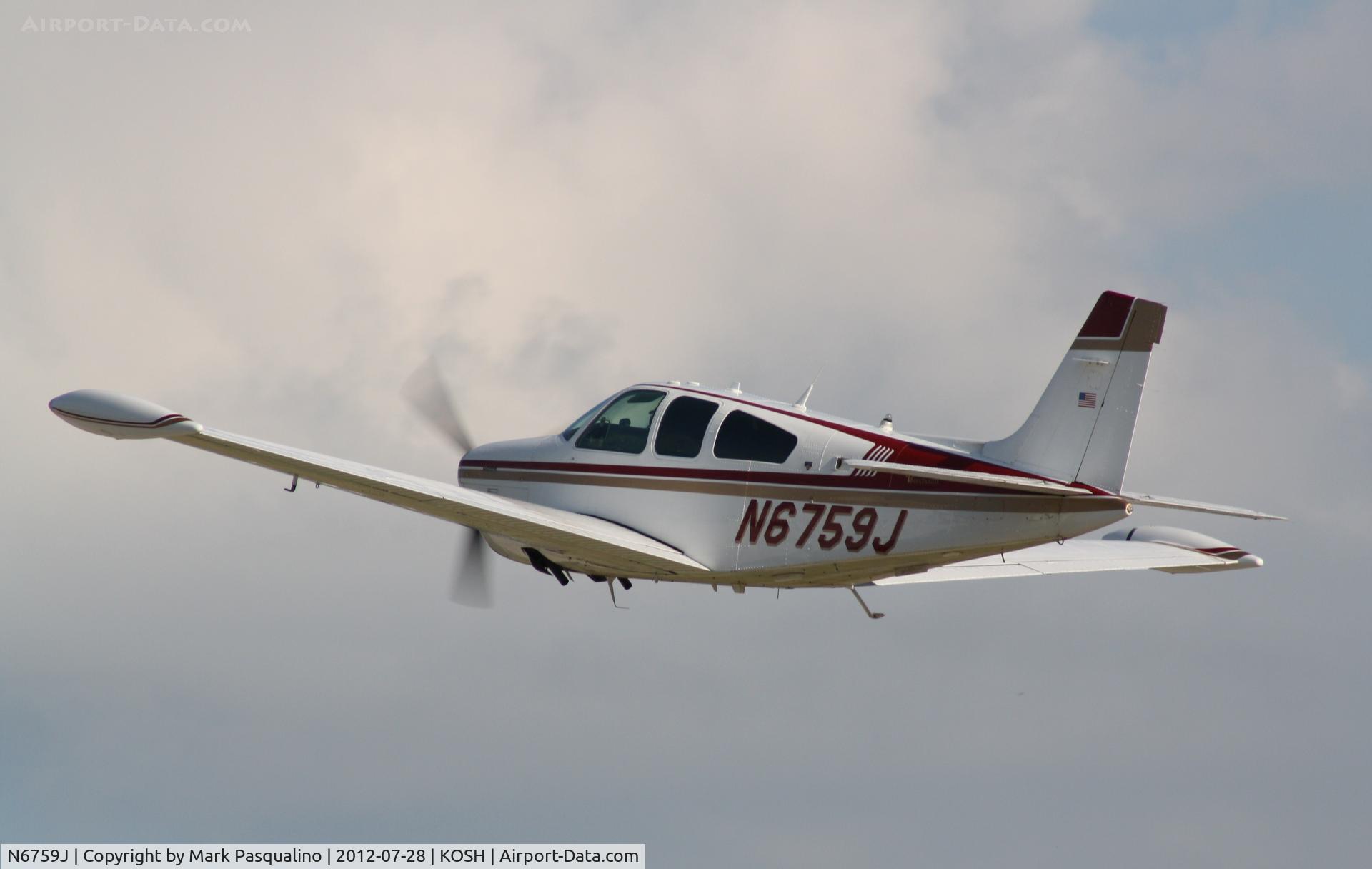 N6759J, 1984 Beech F33A Bonanza C/N CE-1040, Beech F33A