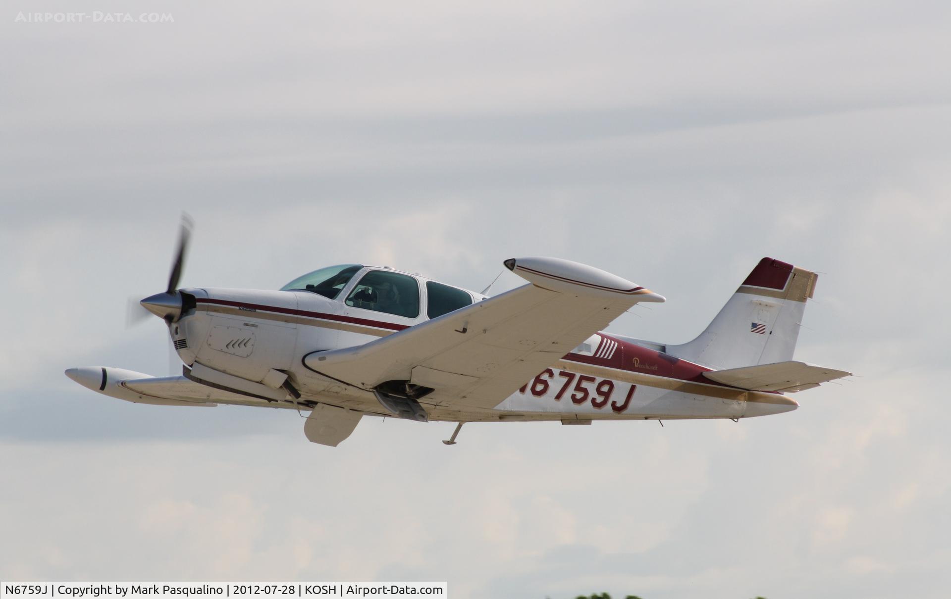 N6759J, 1984 Beech F33A Bonanza C/N CE-1040, Beech F33A