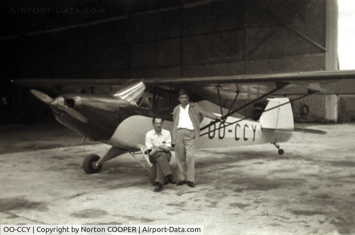 OO-CCY, Piper PA-12 Super Cruiser C/N 12-377, From negative films found on Brussels flea market Picture shot in Belgian Congo circa 1948 supposedly by Mr Michaux.