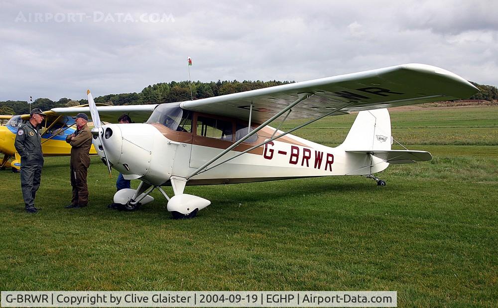 G-BRWR, 1946 Aeronca 11AC Chief Chief C/N 11AC-1319, Ex: N9676E > G-BRWR - In private hands since January 1990.