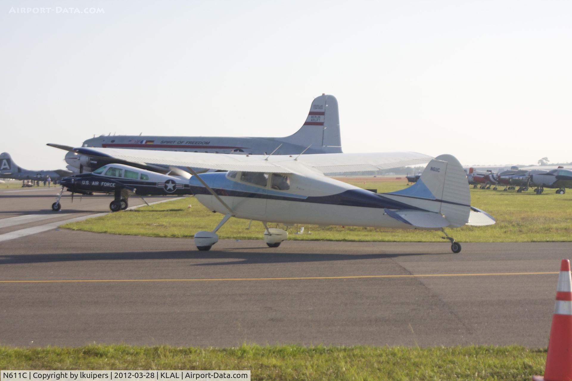 N611C, 1955 Cessna 170B C/N 26895, At Sun 'n Fun 2012