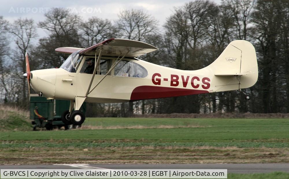 G-BVCS, 1946 Aeronca 7AC Champion C/N 7AC-1346, Ex: NC82702 > N82702 > N69BD > G-BVCS - Originally owned to and currently in private hands since September 1993.