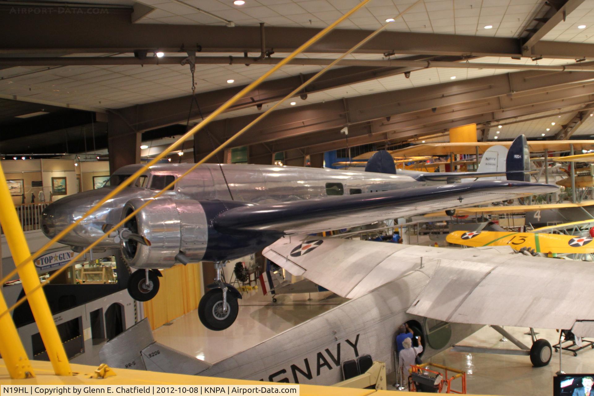 N19HL, 1938 Lockheed Electra 10-A C/N 1130, Naval Aviation Museum
