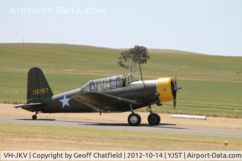 VH-JKV, 1942 Consolidated BT-13A Valiant C/N 7710, Jamestown, Sth Aust
Ex N51BT, 41-23063 (BT-13A)